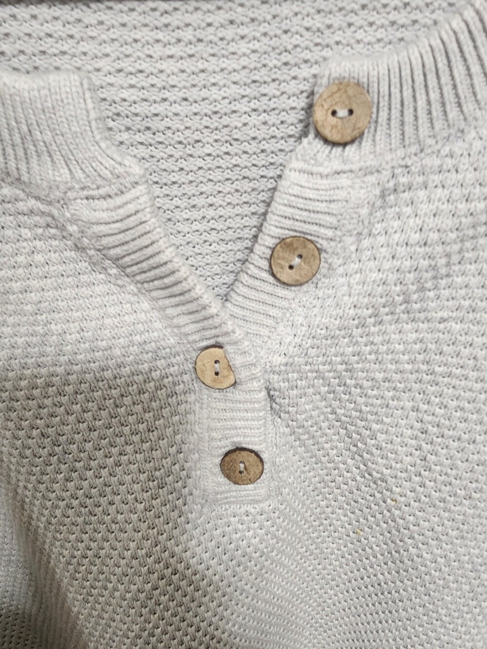 Free People Beach Hailee Sweater Set Light Gray Large - Picture 4 of 10